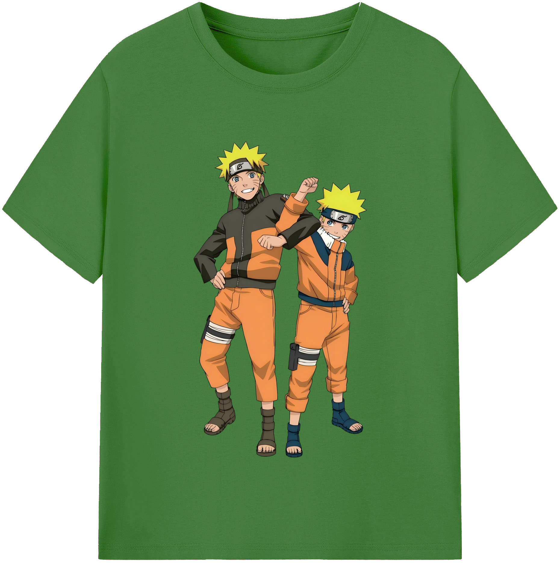 （画像用） NARUTO -ナルト- うずまき ナルト Uzumaki Naruto レディースカジュアルプリントTシャツ（綿100％）